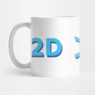 2D is better than 3D Mug